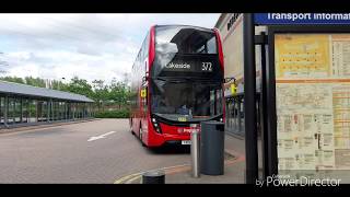 Full Route Visual 372 Hornchurch Town Centre  Lakeside YX19OMF 11079 Stagecoach London E40D SH [upl. by Atteyram967]