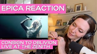 Firsttime reaction to EPICA  Consign To Oblivion Live at the Zenith [upl. by Iffar]