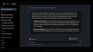 Effortless Contract Analysis with Esheria LexChat [upl. by Ailasor]