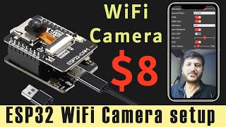 How to setup and use ESP32 Cam with Micro USB WiFi Camera [upl. by Azaleah983]