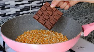 Best Chocolate Popcorn Recipe You Will Ever Eat  Just in 10 Minutes [upl. by Hung550]