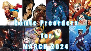 Comic Countdown  DC Preorder List for March 2024 [upl. by Odradlig]