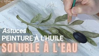 Astuces peinture à lhuile soluble à leau  Humide sur Humide  LARTmoire par Fanny Duhaime [upl. by Atikkin768]