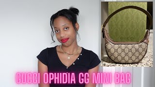 GUCCI Ophidia GG Mini Bag  Review  What Fits Inside [upl. by Sillek]