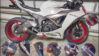 2024 KAWASAKI NINJA ZX6R Exhaust Sound Compilation  Which One Sounds The Best [upl. by Margette]