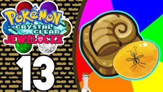 Pokemon Crystal Clear Jewelocke  Episode 13  Fossils Dun Dun Dun [upl. by Abdella]