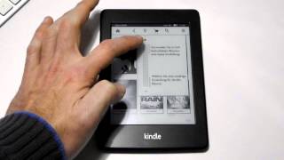 Amazon Kindle Paperwhite  Licht einschalten  Helligkeit regeln [upl. by Schreibe]