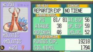 pokemon rubizafiro como conseguir a milotic [upl. by Armelda]