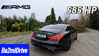 2013 MercedesBenz CLS 63s AMG BEAST driving countryside [upl. by Adal572]