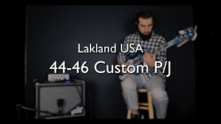 Lakland USA 4464 Custom PJ Bass [upl. by Moffat641]