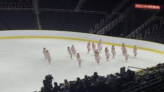 2020 Synchronized Skating Nationals  Crystallettes Novice [upl. by Rapsag102]