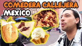 Probando COMIDA CALLEJERA de MUCHAS CIUDADES de MÉXICO 🤤🇲🇽✅ [upl. by Sibylle]