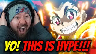 FIRST TIME REACTING TO BEYBLADE ENGLISH INTROS OG Metal Burst  SHOULD I START THIS [upl. by Ylrbmik50]