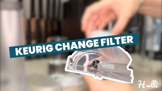 How to CHANGE Your KEURIG Water FILTER Quick amp EASY GUIDE [upl. by Ridan980]