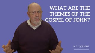 Themes in the Gospel of John Entire Lecture  NT Wright Online [upl. by Enitnatsnoc525]