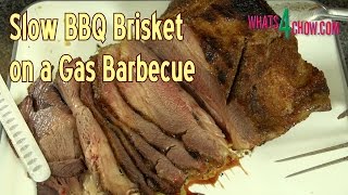 4th of July Cookout  Slow Barbecue Brisket on Your Gas Barbecue  Super Tasty Super Tender [upl. by Eiramlehcar]