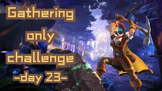 I challenged myself to only gather in Albion Online  Day 23 [upl. by Enait607]