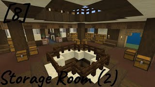 How To Build Stampys Lovelier World 8 Storage Room Part 2 [upl. by Karry]