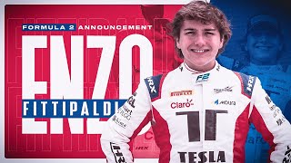 F2 ANNOUNCEMENT  ENZO FITTIPALDI [upl. by Nwahsit439]