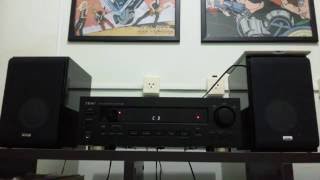 Receiver TEAC AG 790 como caixas LSH265 [upl. by Neelcaj]