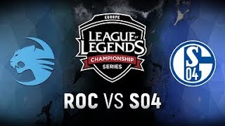 ROC vs S04  Week 1 Day 1  EU LCS Spring Split  Team Roccat vs FC Schalke 04 2018 [upl. by Adok]