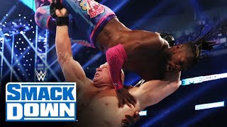 Kofi Kingston vs Brock Lesnar SmackDown Oct 4 2019 [upl. by Pownall]