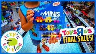 TOYS R US FINAL SALES Shopping for Toy Cars and Toy Trains and LEGO including Thomas and Hot Wheels [upl. by Arais41]