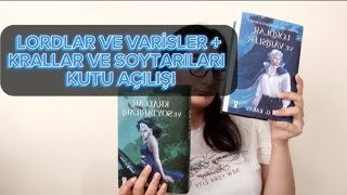 LORDLAR VE VARİSLER KRALLAR VE SOYTARILARI KUTU AÇILIŞI ✨🌊 [upl. by Annayhs558]