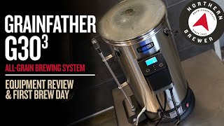 New Grainfather G30 Version 3  Equipment Review amp First Brew Day [upl. by Enylecoj]