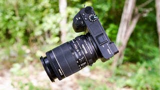 Canon 1855mm EFS  Commlite  Sony A6500 [upl. by Hammer192]