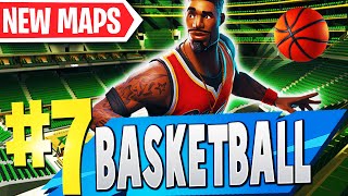 TOP 7 Best BASKETBALL Creative Maps In Fortnite  Fortnite Basketball Map CODES [upl. by Lerraf]