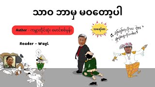 သာဝ ဘာမှမဝ တော့ပါ satires animationentertainment cartoon [upl. by Graehl567]