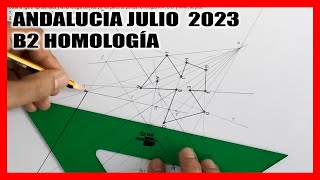 B2 Homología 🧠 dibujo técnico Andalucía 🍀 PEvAU Extraordinaria 2023 [upl. by Nett]