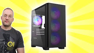 Montech Air 100 Micro ATX Case Black  Unboxing Installation amp Review [upl. by Eenram]