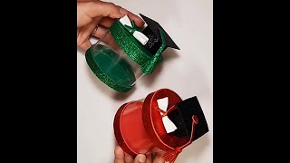 Cajitas de regalo para Graduación hechas con botellas plásticas manualidades craft diy [upl. by Condon]