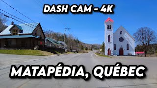 🚗 Scenic 4K Drive Through Matapédia Québec 🏞️  Gateway to Gaspésie [upl. by Reffotsirhc624]