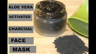 ALOE VERA ACTIVATED CHARCOAL FACE MASK NICOLE TV [upl. by Araf155]