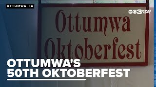 Ottumwas 50th Oktoberfest kicks off Tuesday with various activities for residents [upl. by Culliton]