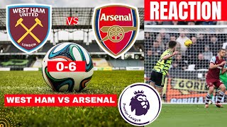 West Ham vs Arsenal 06 Live Stream Premier League Football EPL Match Today Score Highlights Gunners [upl. by Nnylyrehc351]