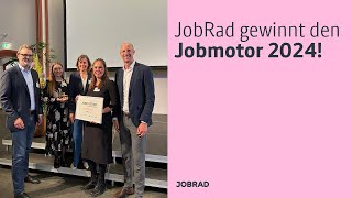 JobRad gewinnt den Jobmotor 2024 [upl. by Dnaltruoc63]