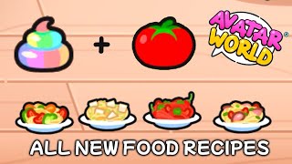 Unlock ALL NEW FOOD RECIPES in Avatar World  AVATAR WORLD SECRET FOOD [upl. by Ewens563]