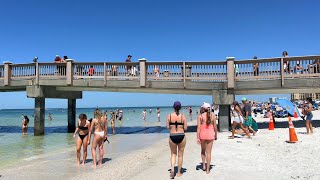 Spring Break 2023  Walking Floridas Clearwater Beach [upl. by Shyamal]