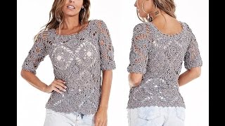 Летняя Кофта Крючком для Женщин 2019  Summer Hoodie for Women Haken Sommerjacke für Damen [upl. by Welcher329]