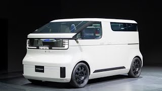 Toyota Kayoibako Concept EV First Look The Boxy Versatile Van [upl. by Ossy]