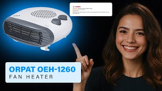 Orpat oeh1260 fan room heater Review  Best Room Heater 2024 [upl. by Carol]