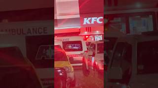 Ambulance at KFC 🚨🥴🍗 kfc [upl. by Floro]