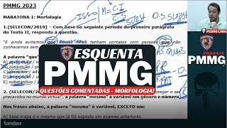 🔴PMMG 2023  QUESTÕES COMENTADAS  Português Carreiras Policiais [upl. by Nonahs]