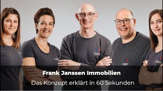 Selbstständig mit Immobilien Franchise Frank Janssen Immobilien in 60 Sek [upl. by Dee]