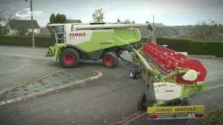 Combine Header Trailers from COCHET for CLAAS [upl. by Sammons720]