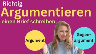 Richtig argumentieren schriftlich argumentieren [upl. by Neitsirhc]